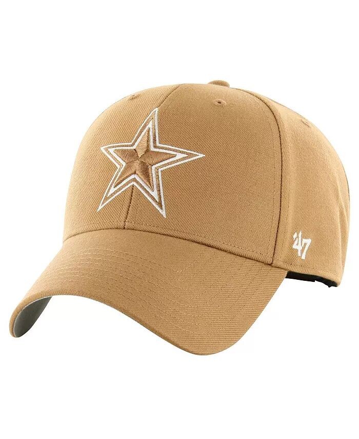 

Мужская светло-коричневая регулируемая шляпа Dallas Cowboys MVP светло-коричневого цвета '47 Brand, бежевый
