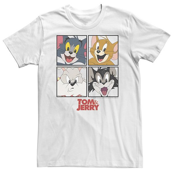 

Футболка с принтом Tom & Jerry Big & Tall Licensed Character