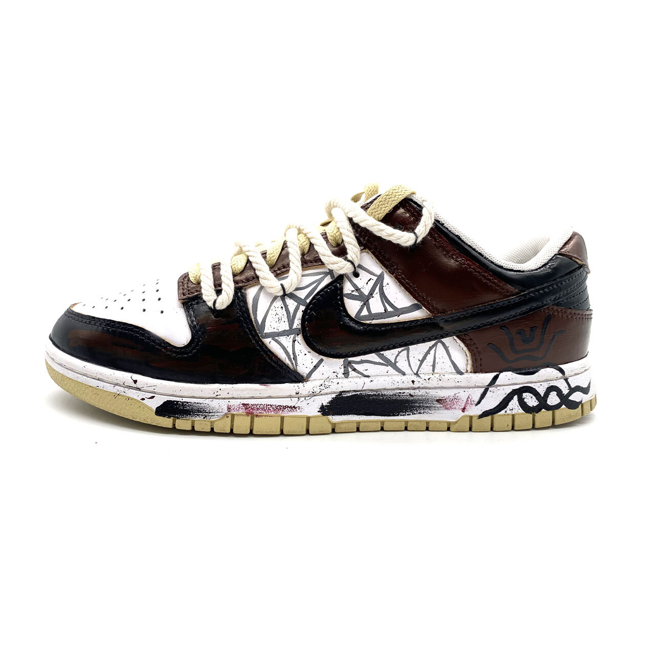 

Кроссовки Nike Dunk Skateboarding Shoes Men Low-top White, цвет Off White