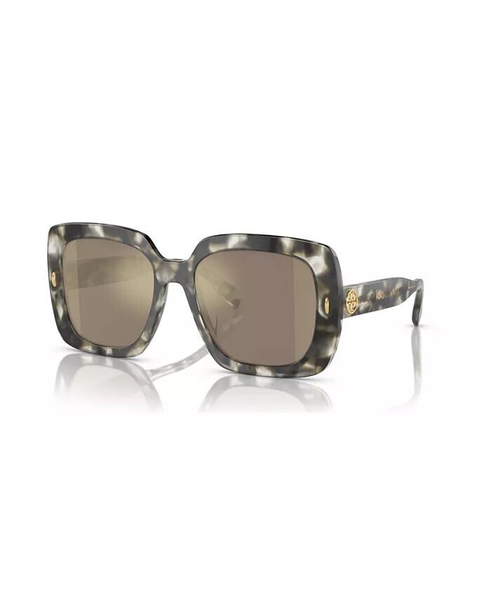 

Женские солнцезащитные очки, зеркальные TY7193U Tory Burch, мультиколор