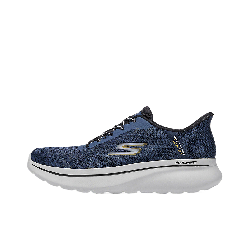 

Мужские дышащие прогулочные кроссовки GO WALK с амортизацией Skechers, marine синий/nvy