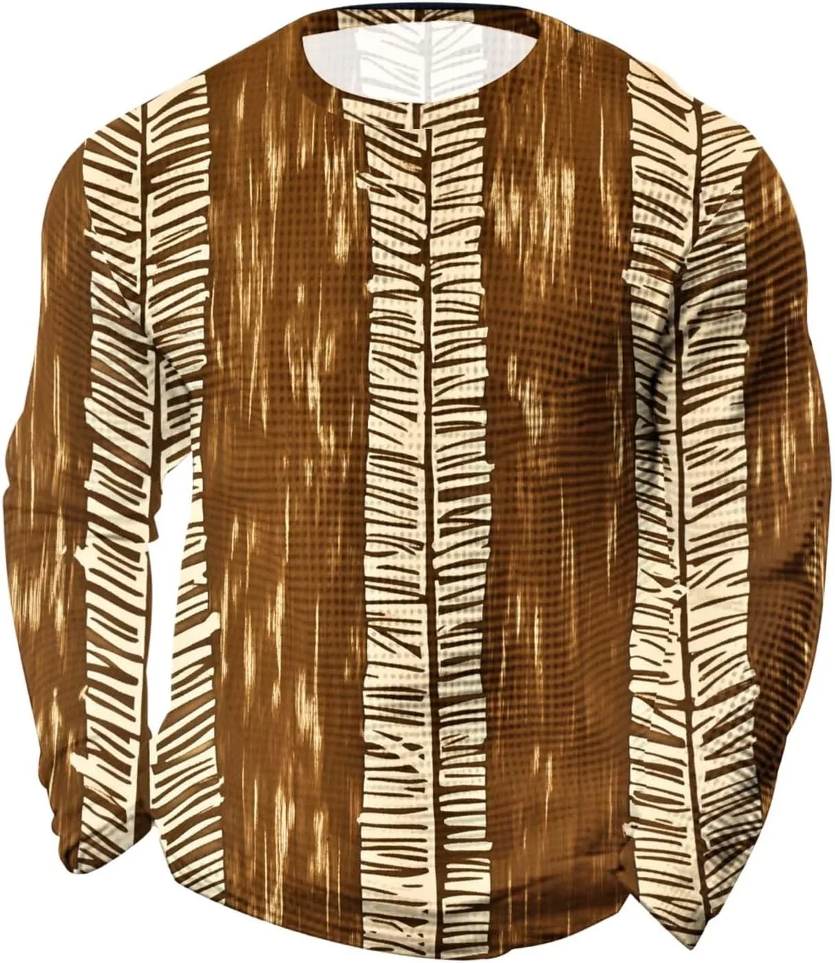 

Мужская футболка Vintage Ethnic Waffle - Slim Fit с длинным рукавом Cambkatl