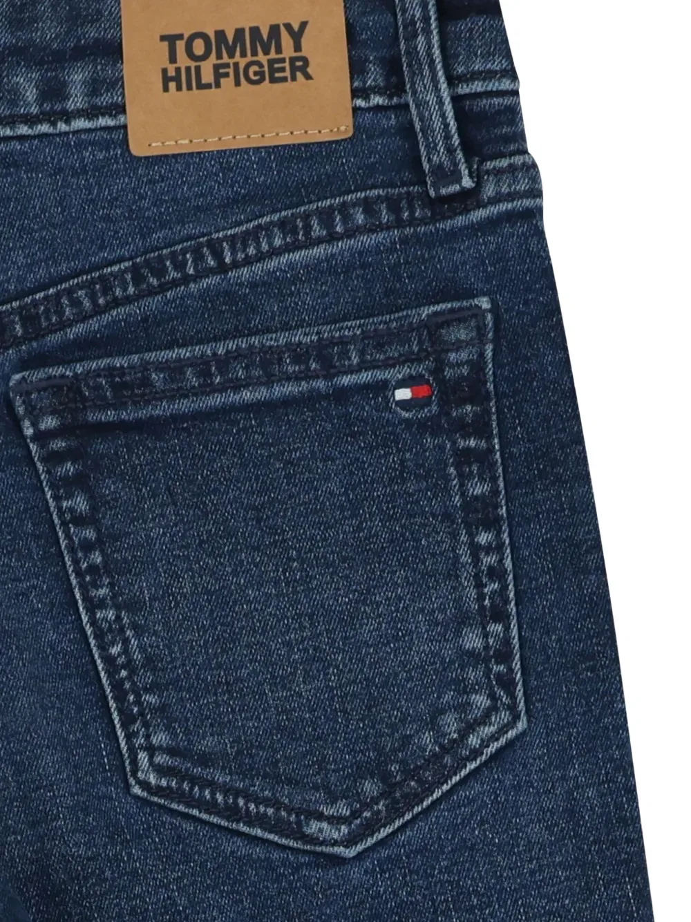 Расклешенные брюки Tommy Hilfiger Junior, синий — фото 3
