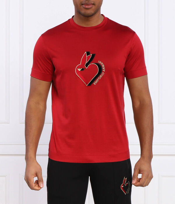 

Футболка Regular Fit Emporio Armani, красный