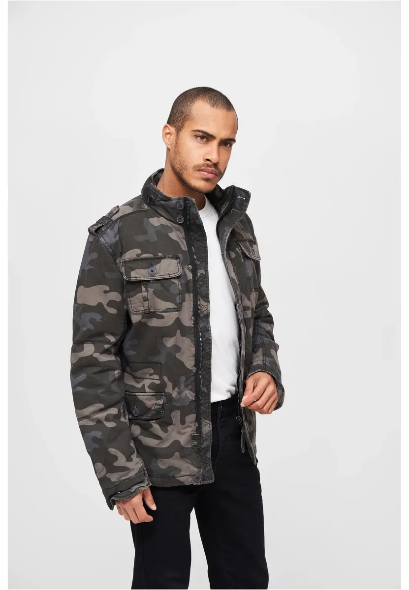 

Всепогодная куртка Brandit " Brandit Men's Britannia Winter Jacket" (1 шт.), без капюшона, цвет Darkcamouflage