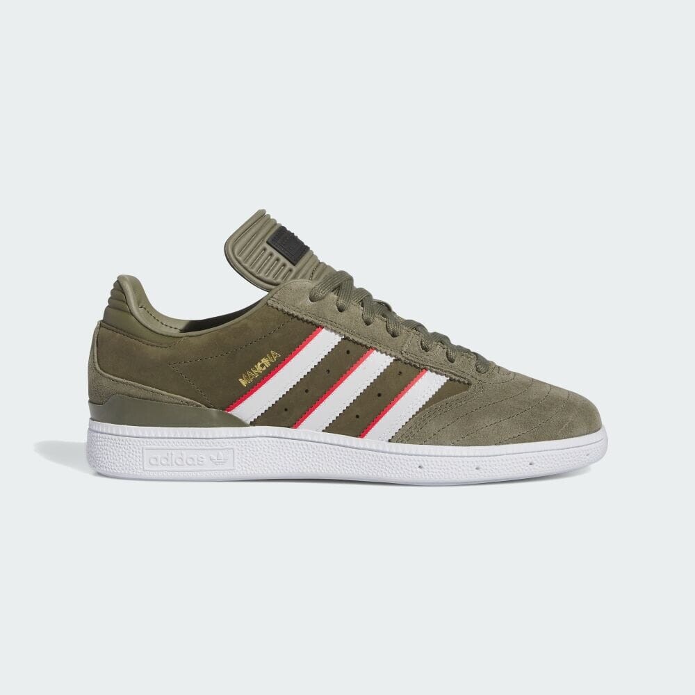 

Кроссовки Adidas BUSENITZ, цвет Olive Strata/Red/White