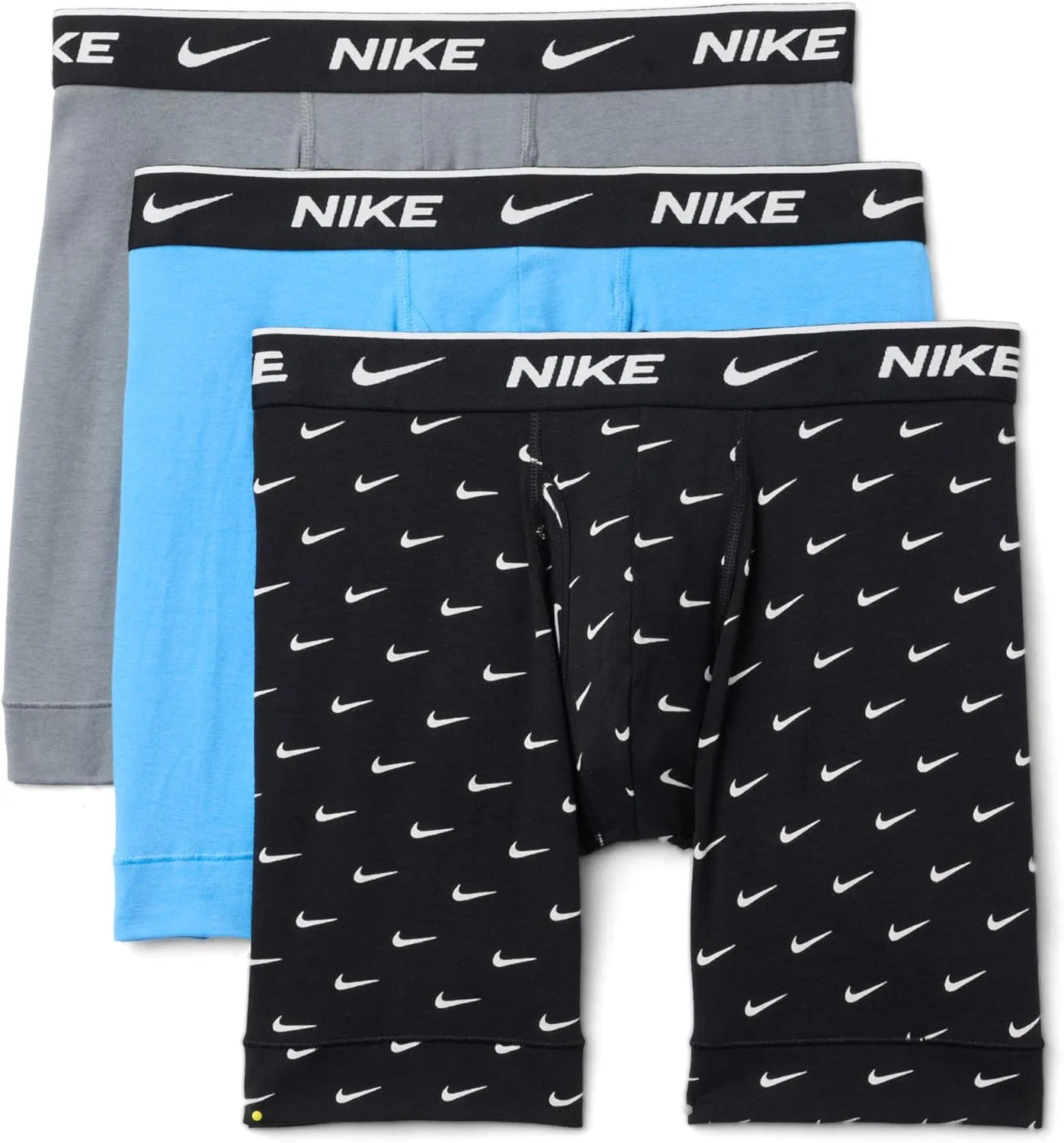 Боксеры Nike Swoosh Print, Cool Grey, University Blue