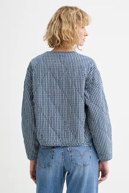 Куртка короткая утепленная модель RUE LINER JACKET Levi's, синий — фото 3