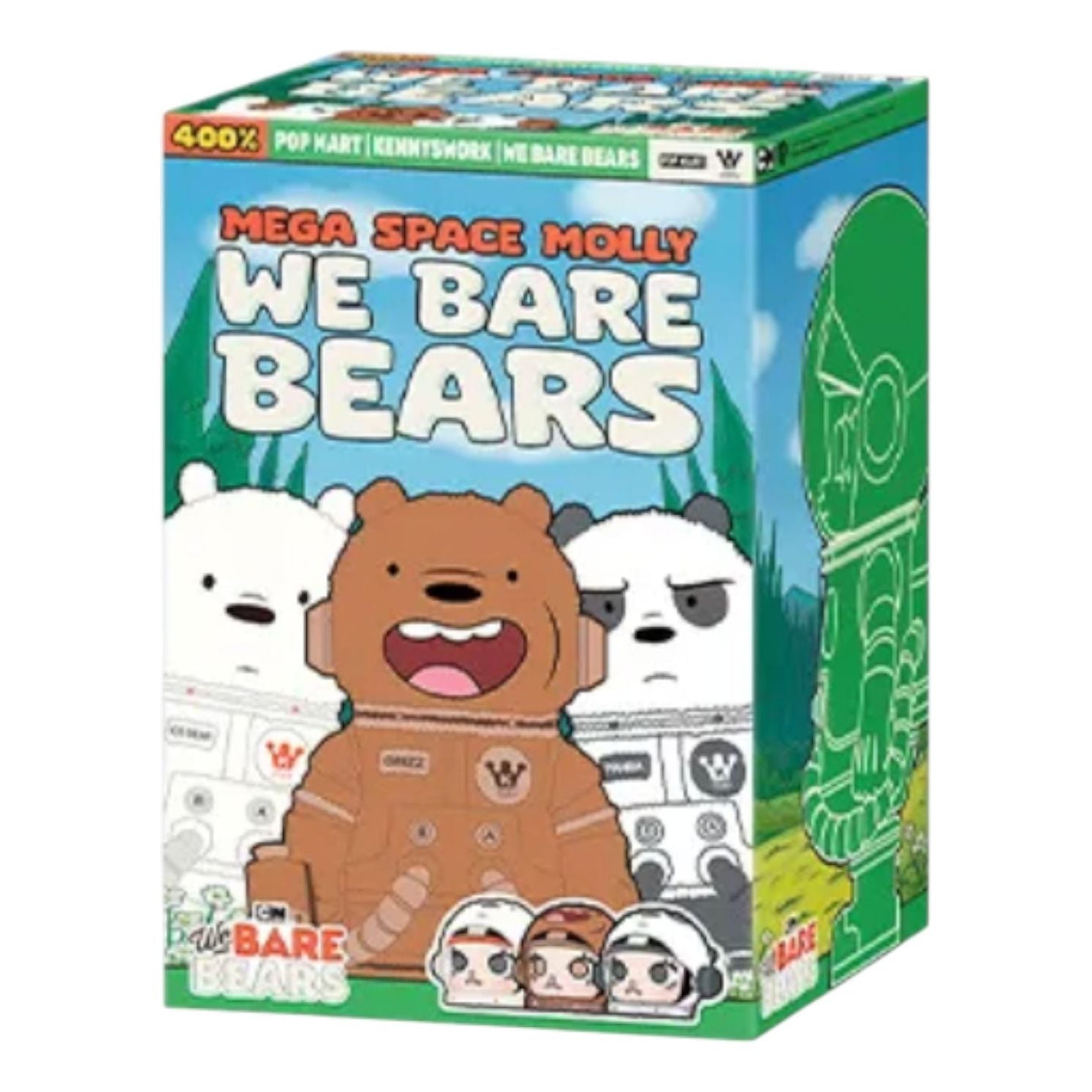 

Pop Mart Mega Space Molly 400% We Bare Bears Sealed Case (1 Blind Box)