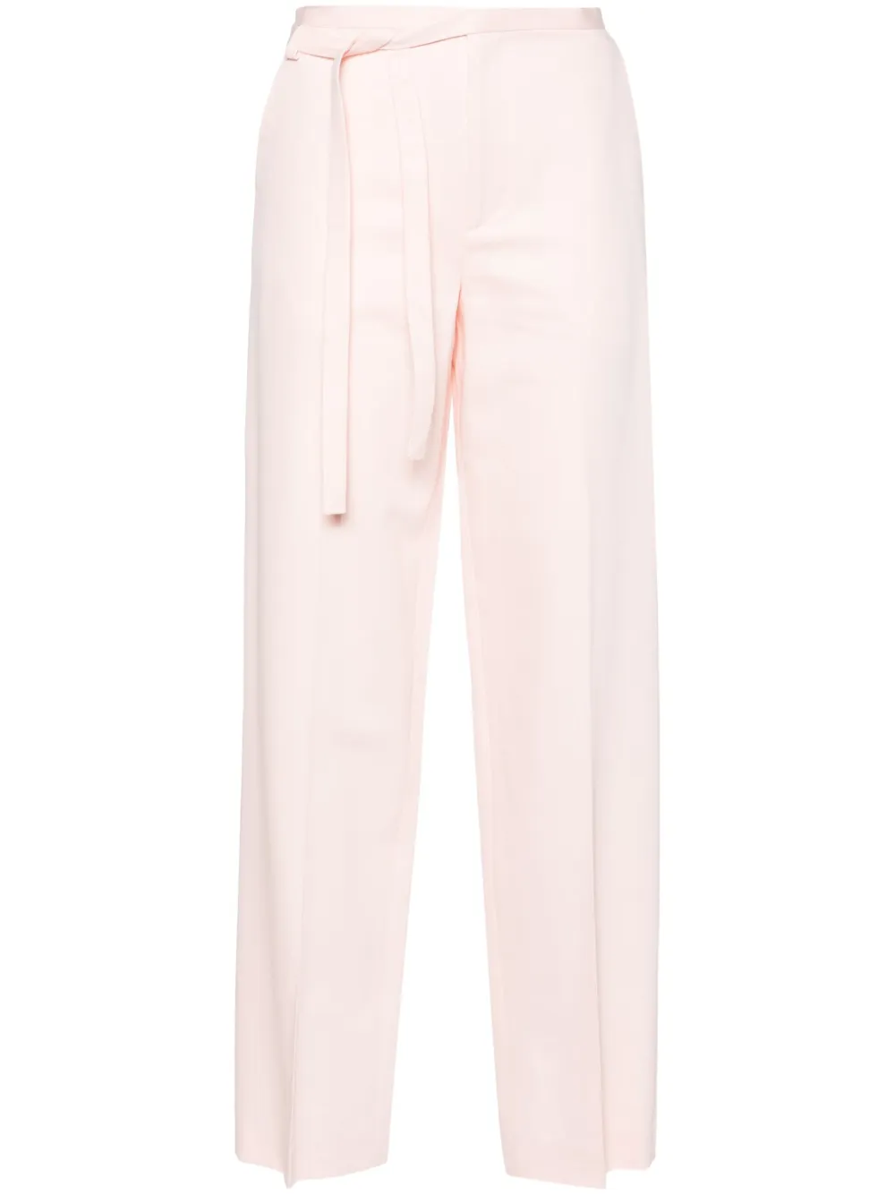 

Прямые брюки с поясом KENZO, розовый