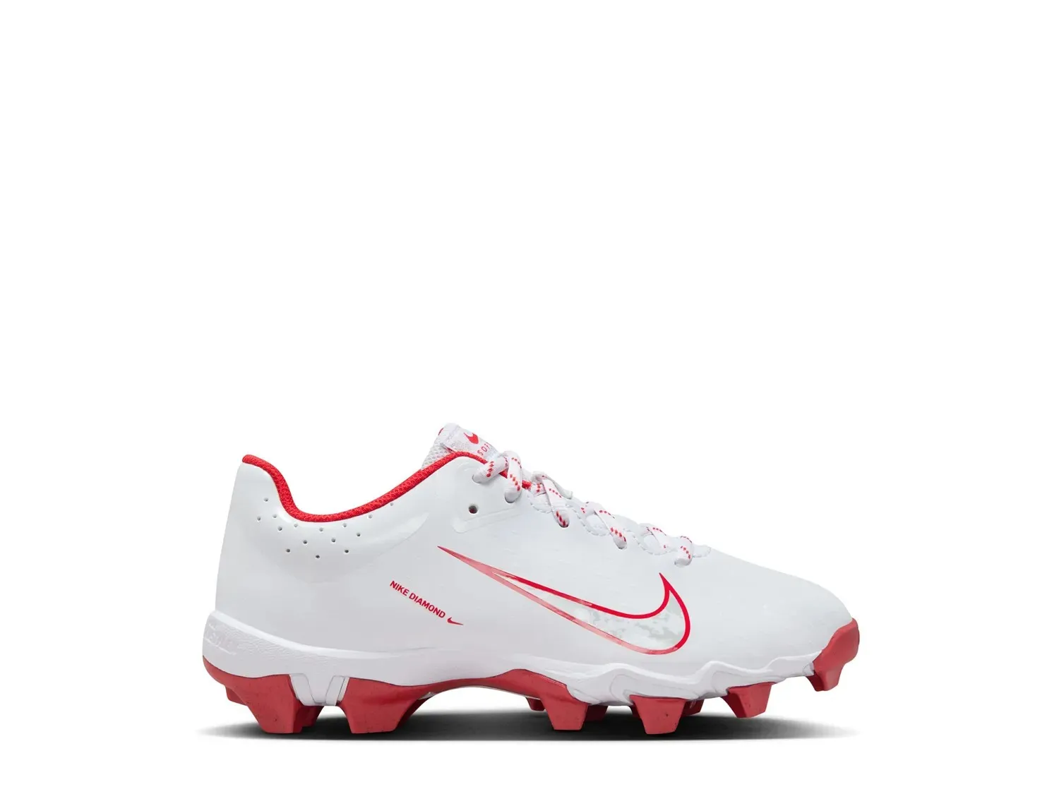 

Бутсы для бейсбола Nike Hyperdiamond 4 Keystone GG — детские, белые/красные