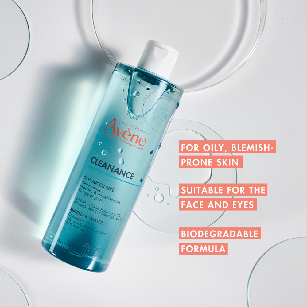 Мицеллярная вода Avene — Очищающая для жирной и комбинированной кожи Avène, 400 мл — фото 2