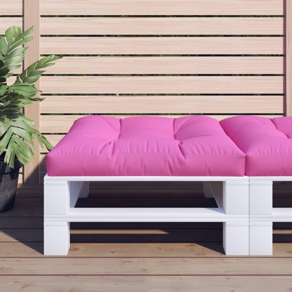 

Подушка поддон The Living Store розовая 80x80x12 см ткань, розовый