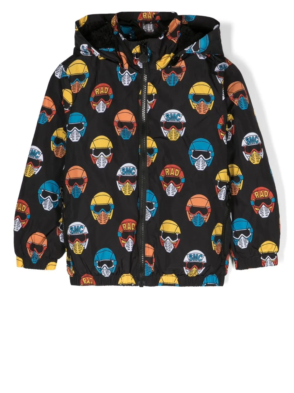 

Куртка с капюшоном и принтом Stella McCartney Kids, черный