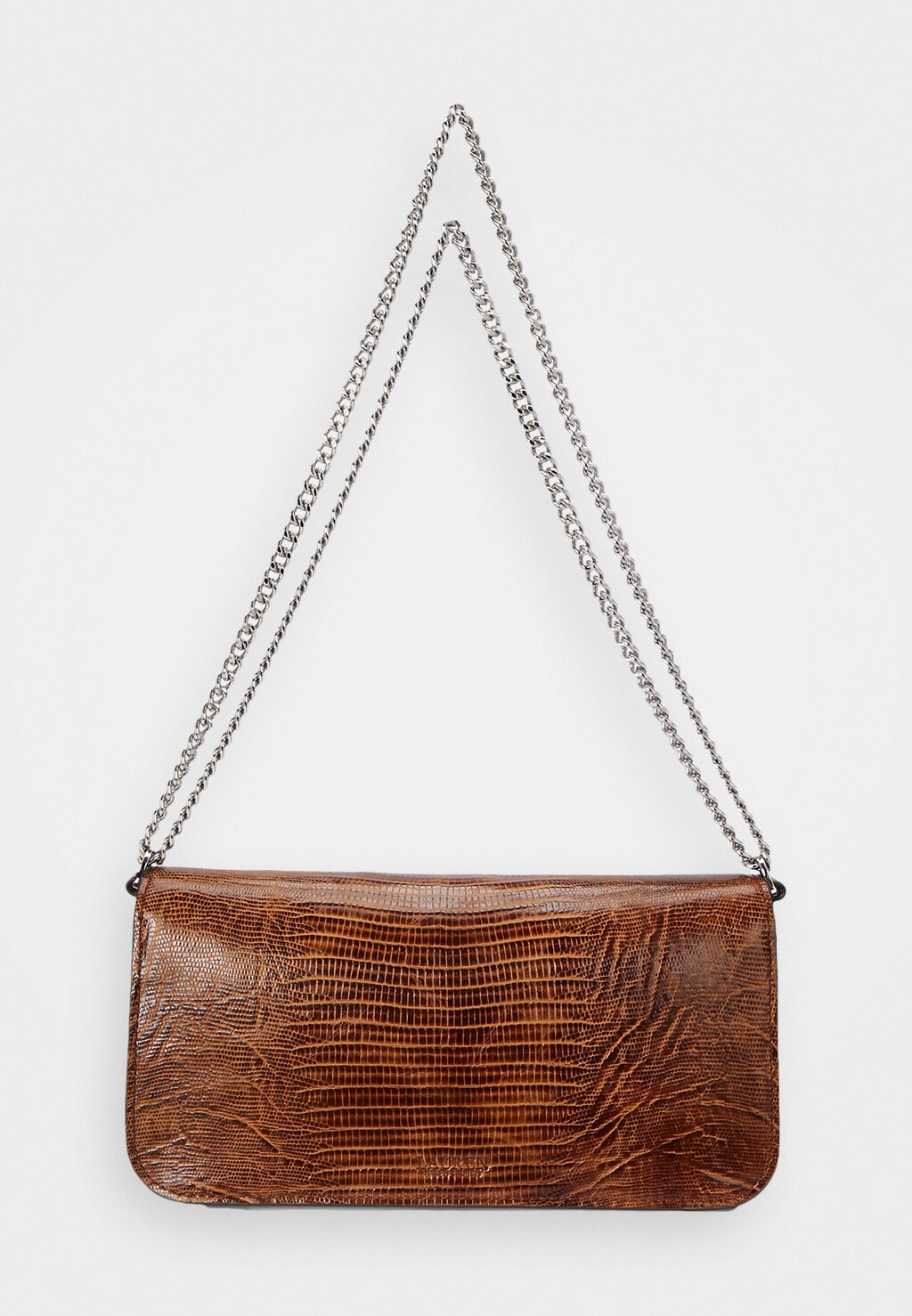 

Сумка LIZARD-EMBOSSED MEDIUM SAWYER BAG Ralph Lauren, коньяк