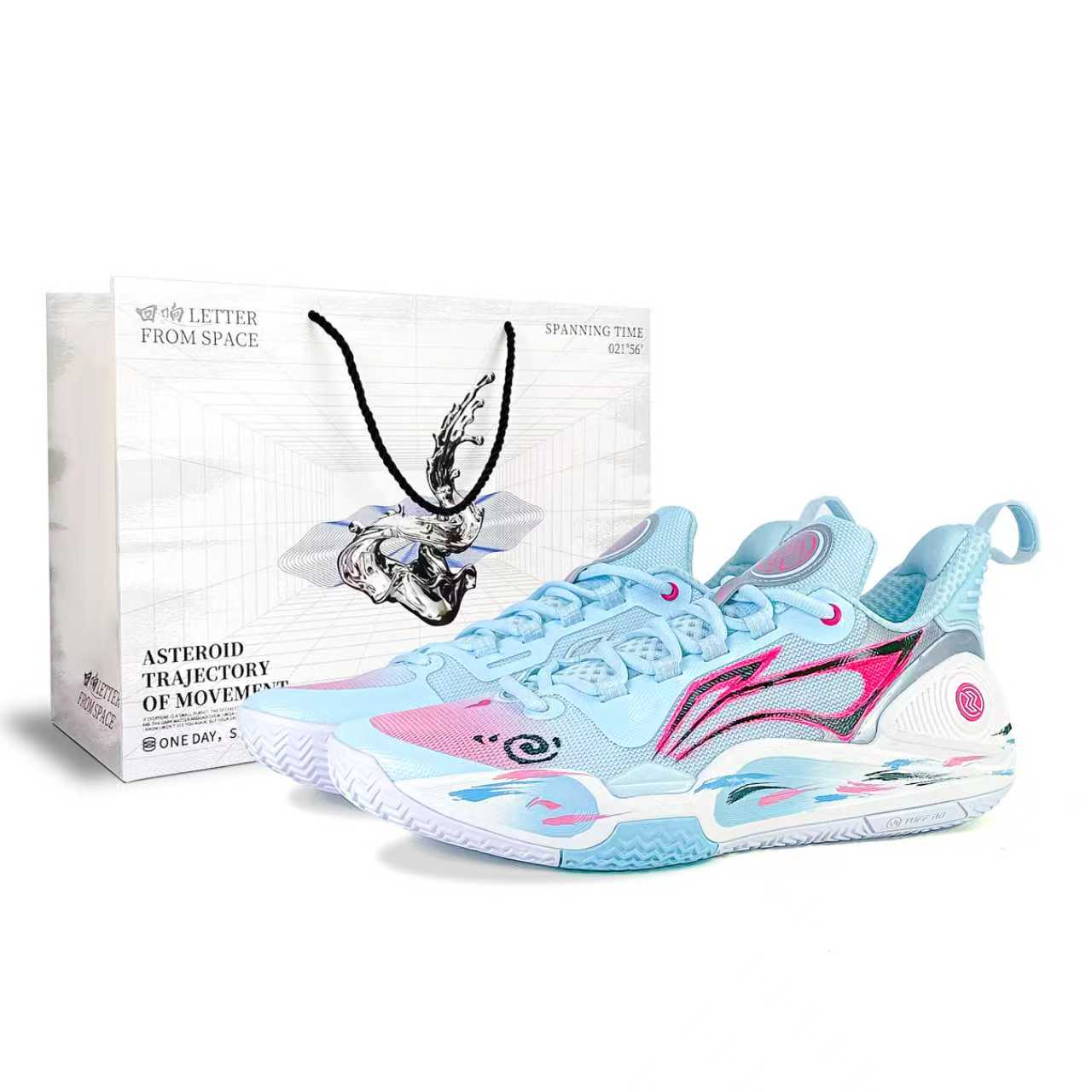 

Speed 9 Cushioning, износостойкие низкие баскетбольные кроссовки мужские LINING, черный синий розовый