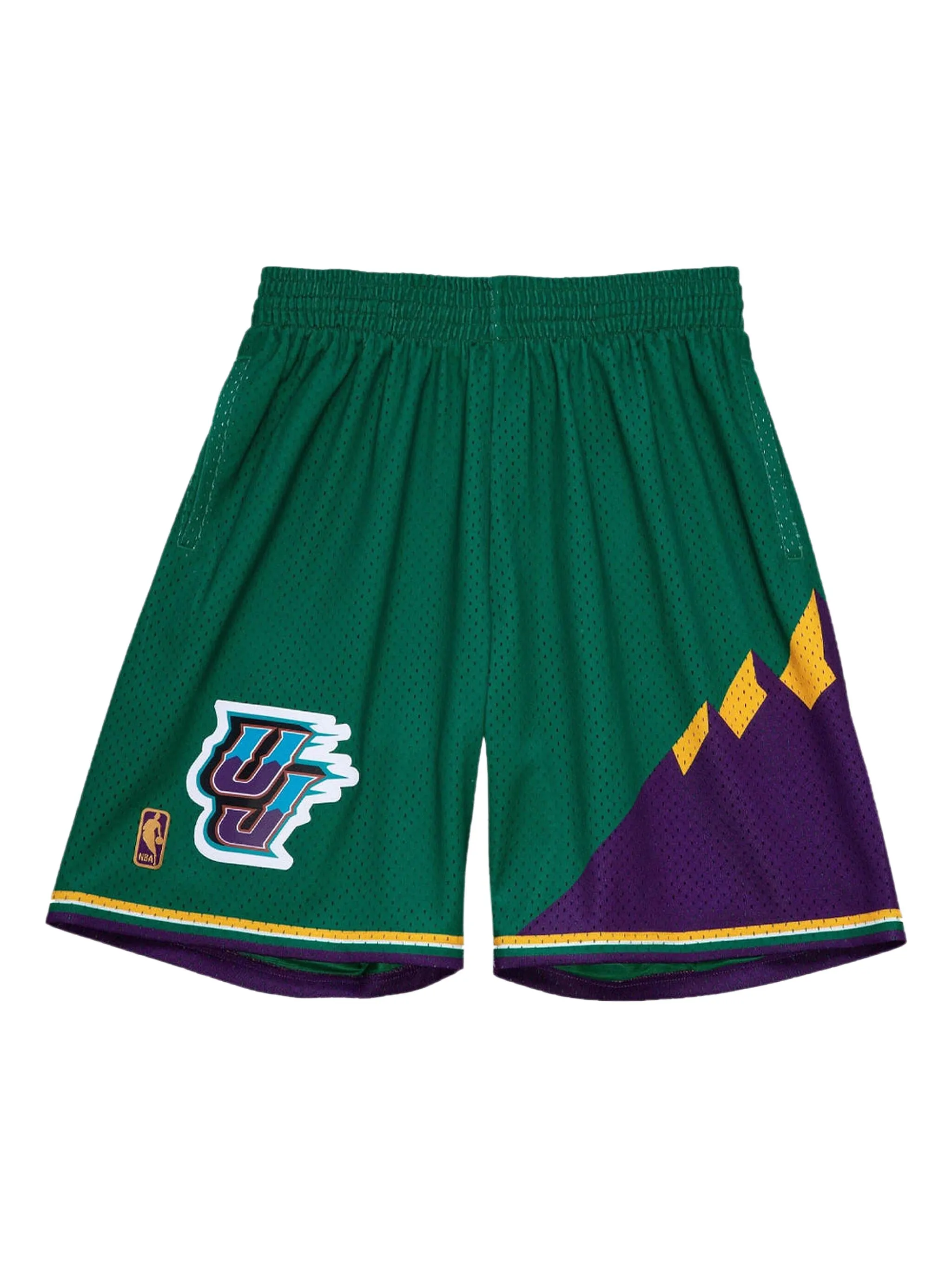 

Шорты Utah Jazz 1996 Swingman из коллаборации с NBA Mitchell & Ness, зеленый