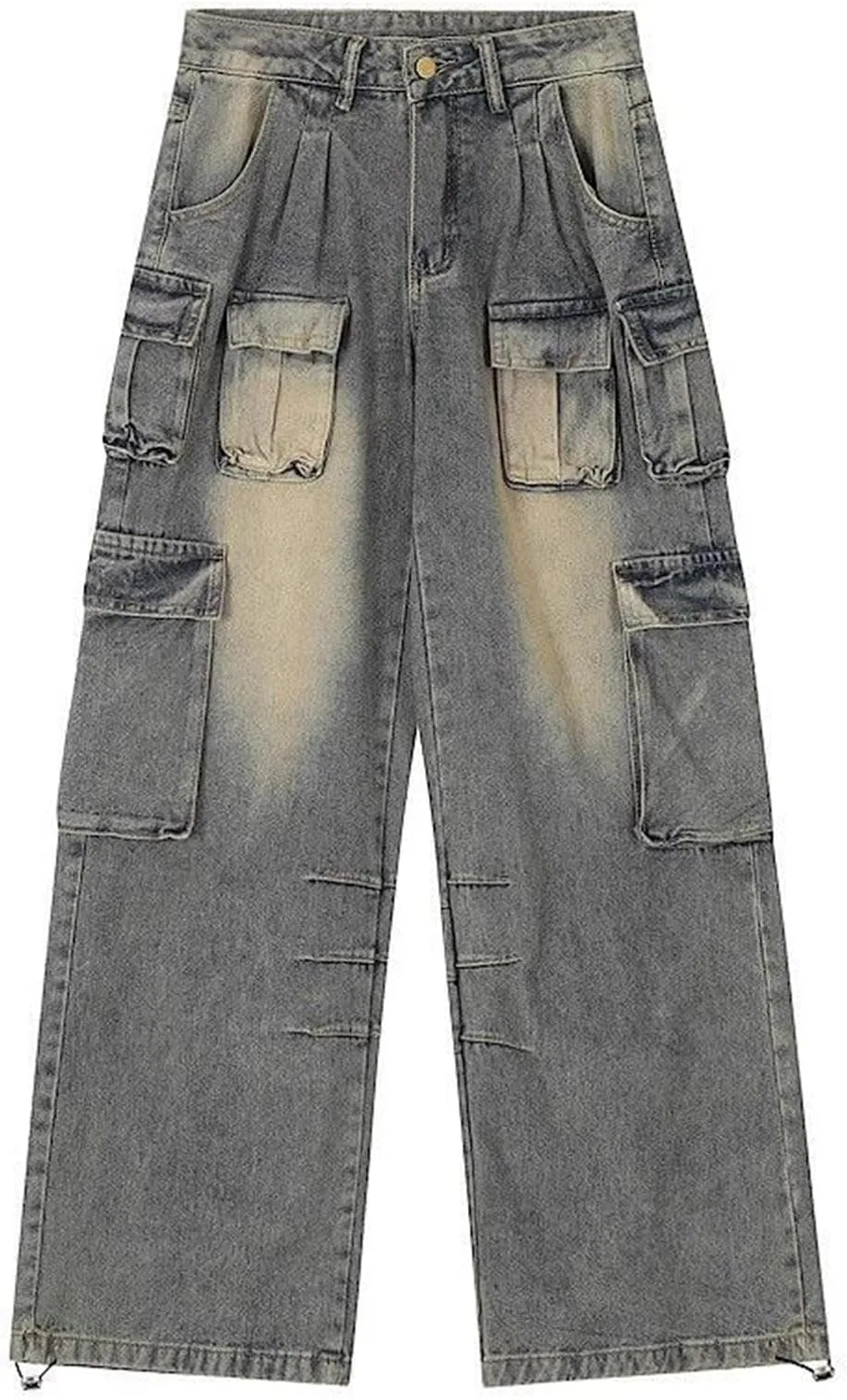 

Jupkem женские багги джинсы Y2k карго casual высокая посадка