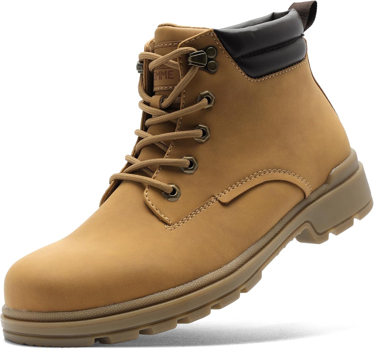 

Мужские зимние походные ботинки ANJOUFEMME, водонепроницаемые, противоскользящие, для активного отдыха и работы на улице, теплые треккинговые ботинки для мужчин, Camel