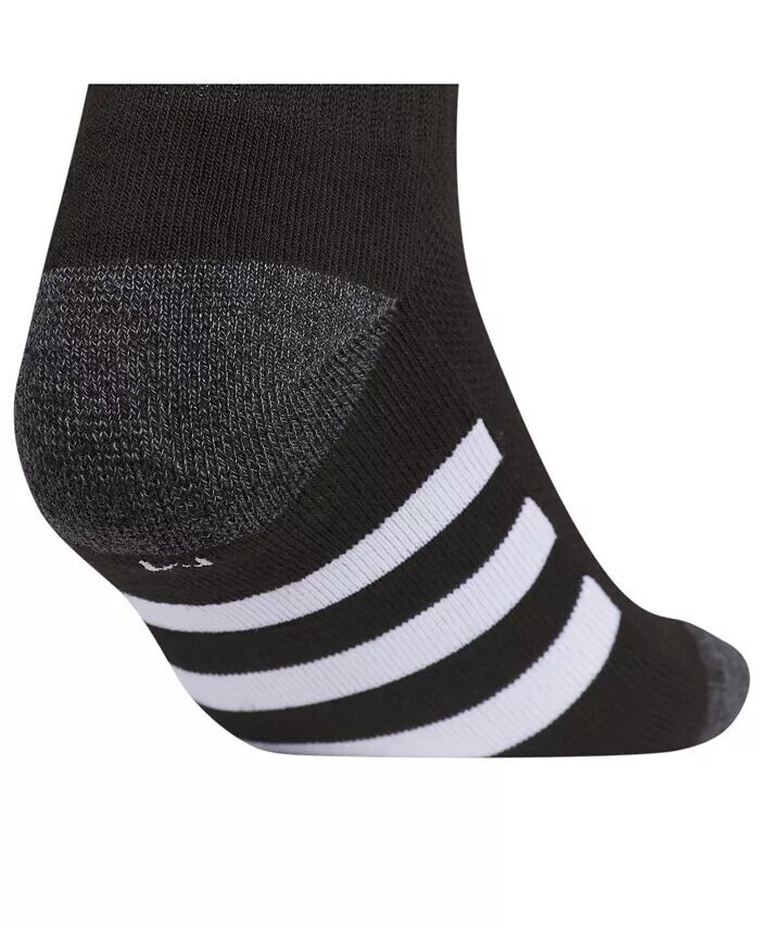 Молодежные спортивные носки с мягкой подкладкой для мальчиков, 6 шт Adidas, черный — фото 4