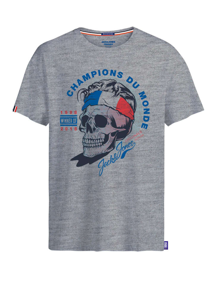 

Футболка Jack & Jones, светло-серый