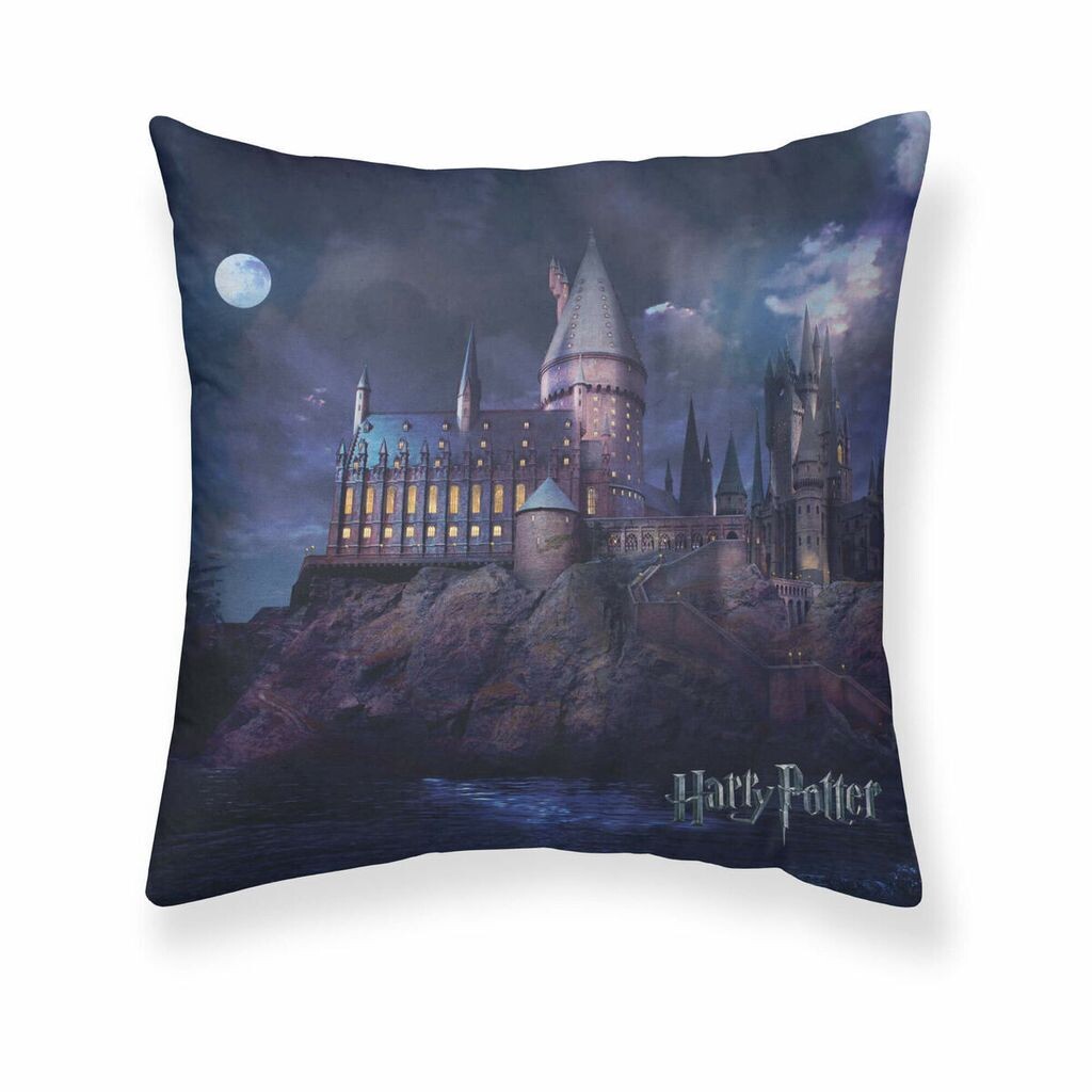 

Чехол на подушку Гарри Поттер Go to Hogwarts темно-синий 50 x 50 см Harry Potter Shop