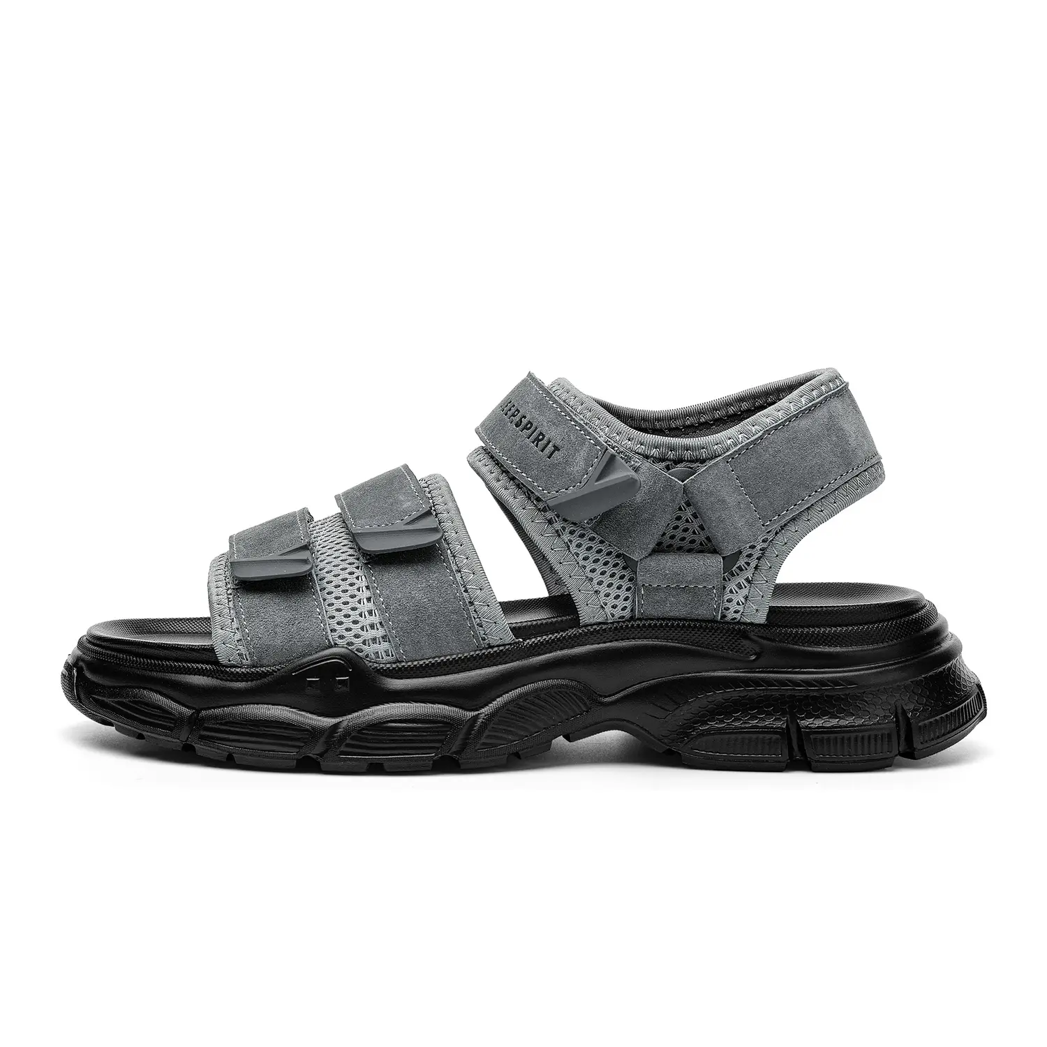 

Пляжные сандалии мужские серые JEEP SPIRIT, Moon Dust Gray
