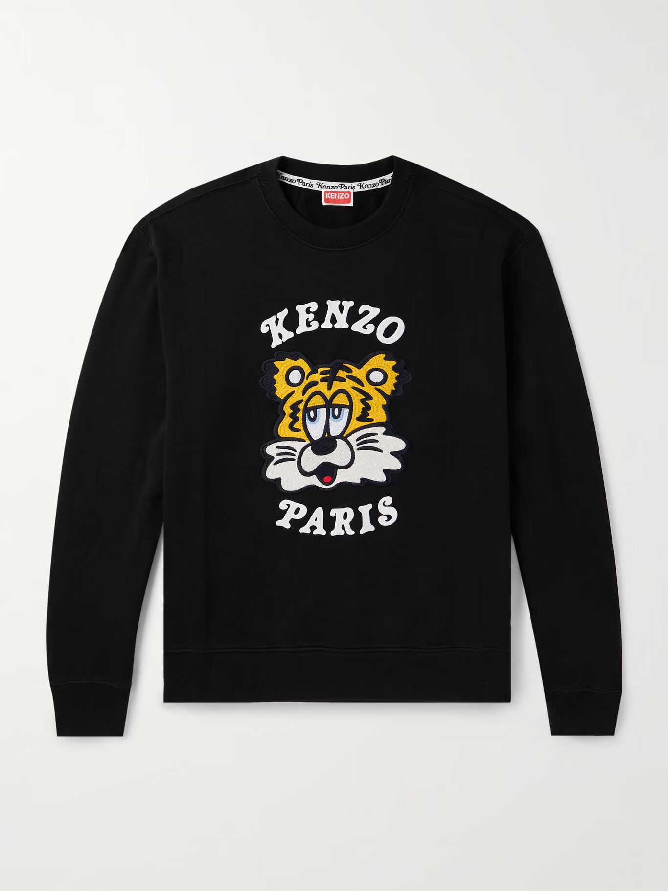 

Свитшот из хлопкового джерси с аппликацией логотипа Verdy Market KENZO, черный