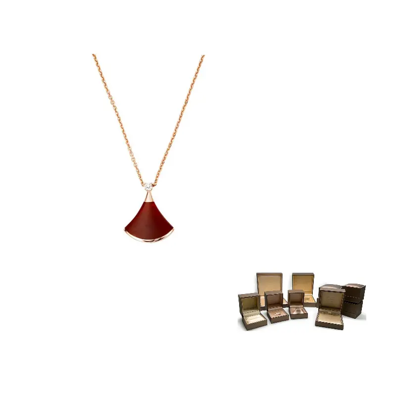 

BVLGARI Divas' Dream Series 18K Rose Gold Necklaces Unisex Rose Gold
