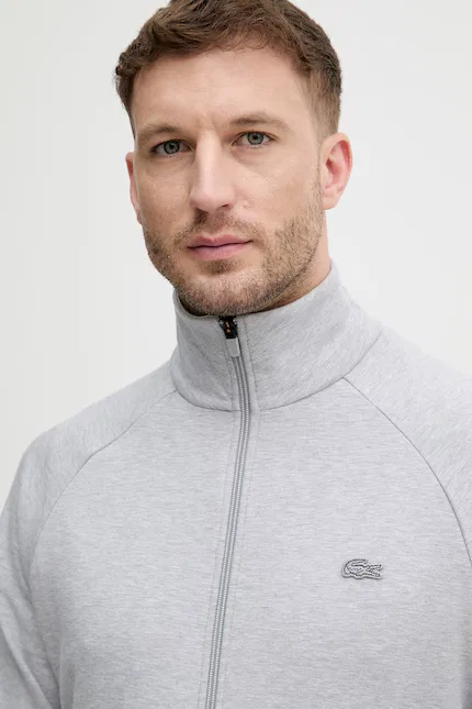 Толстовка на молнии Lacoste, серый — фото 4