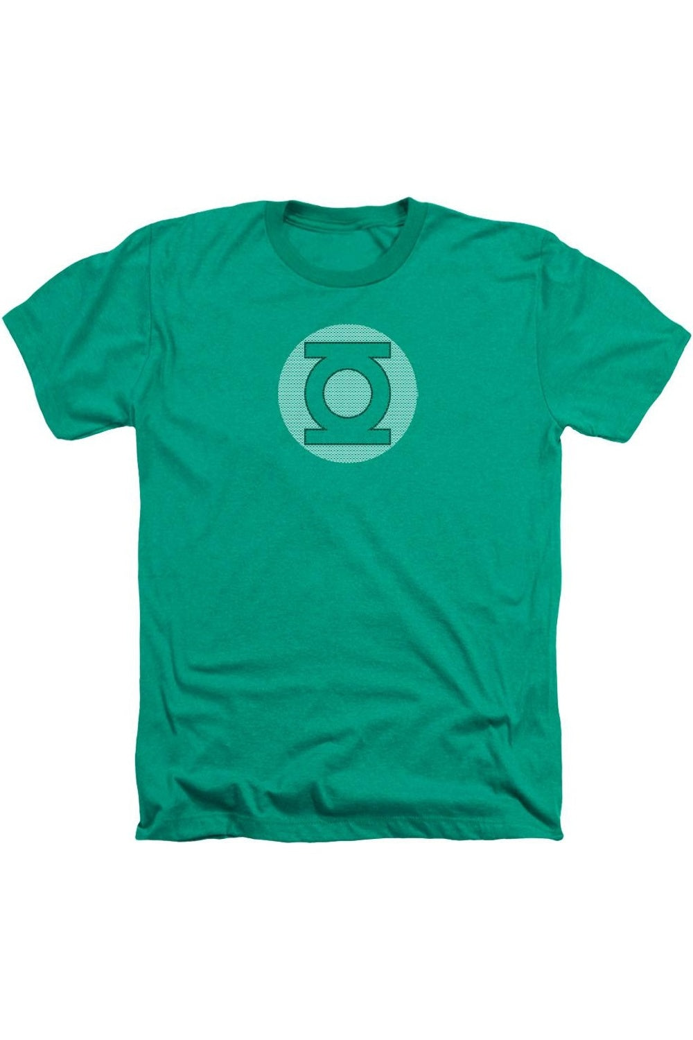 

DC Comics Gl Little Logos Adult Heather Tee / Футболка Gildan, цвет kelly green