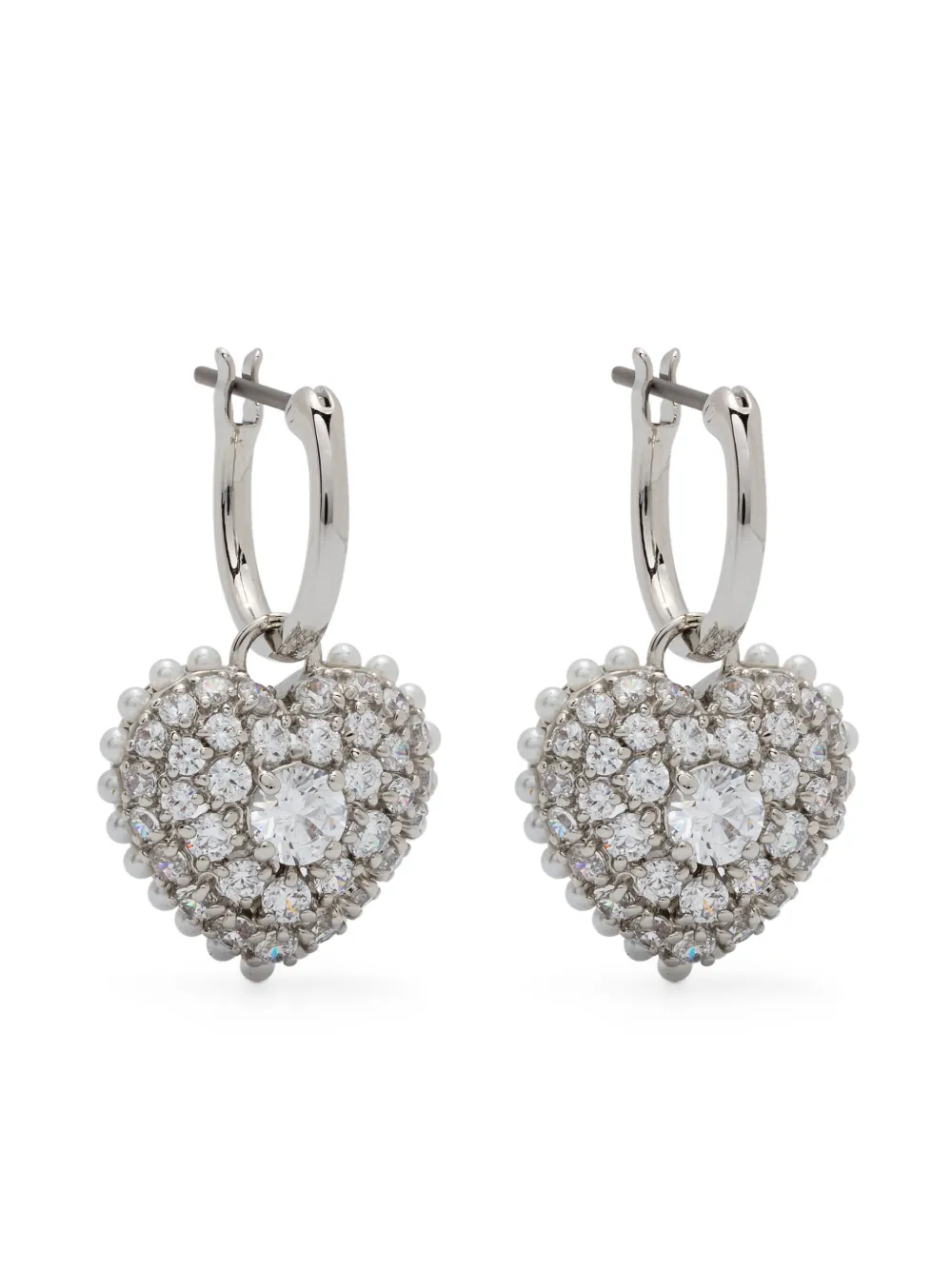

Серьги-подвески Idyllia Swarovski, серебяный