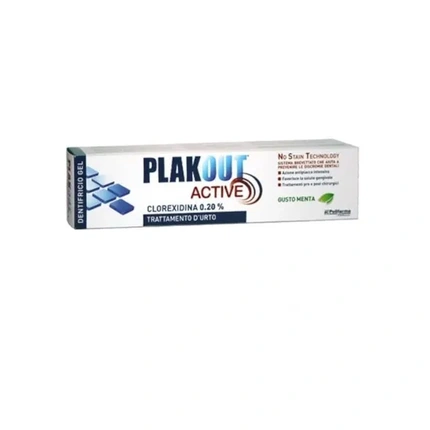 

Зубная паста Plakout Active с гелем, мятный вкус, 75 мл Polifarma Benessere