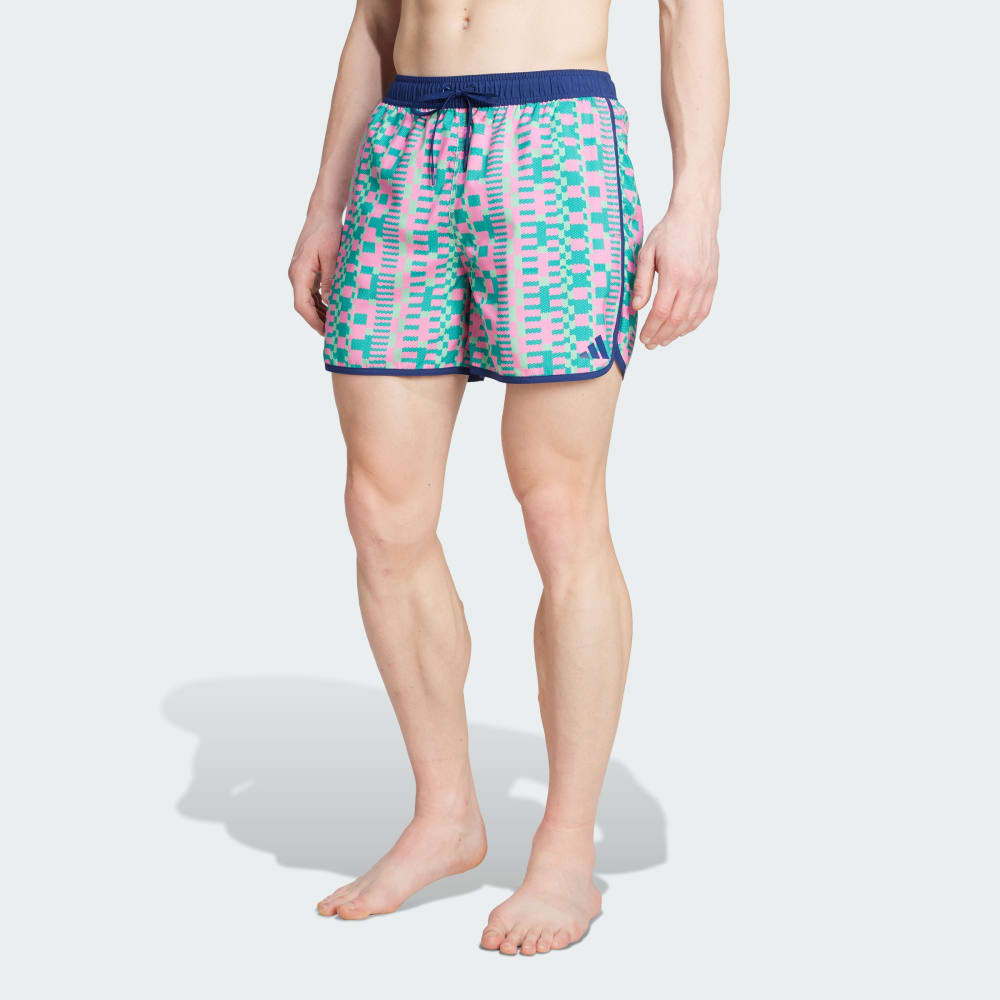 

Шорты для плавания Adidas Tom Daley Swim Shorts, цвет Lucid Pink/Dark Blue