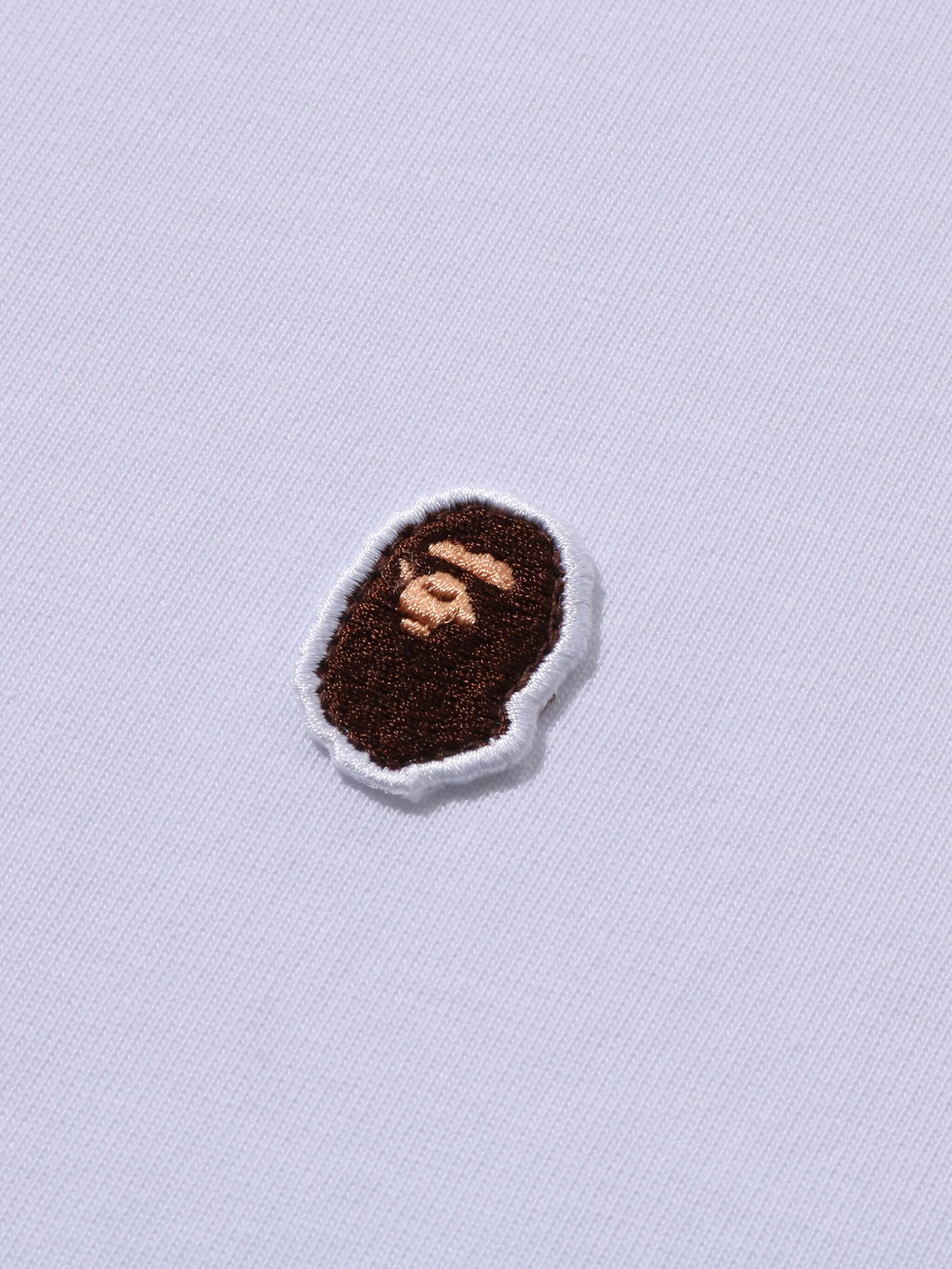 Футболка с нашивкой с логотипом с длинным рукавом A Bathing Ape, белый — фото 2
