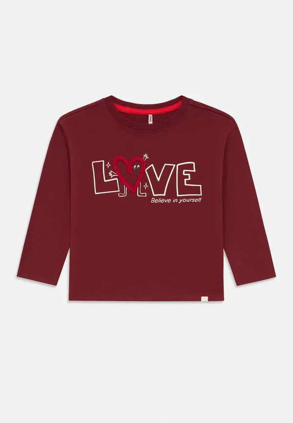 Kmggudrun life свободная блузка с длинными рукавами Only Mini, Bordeaux