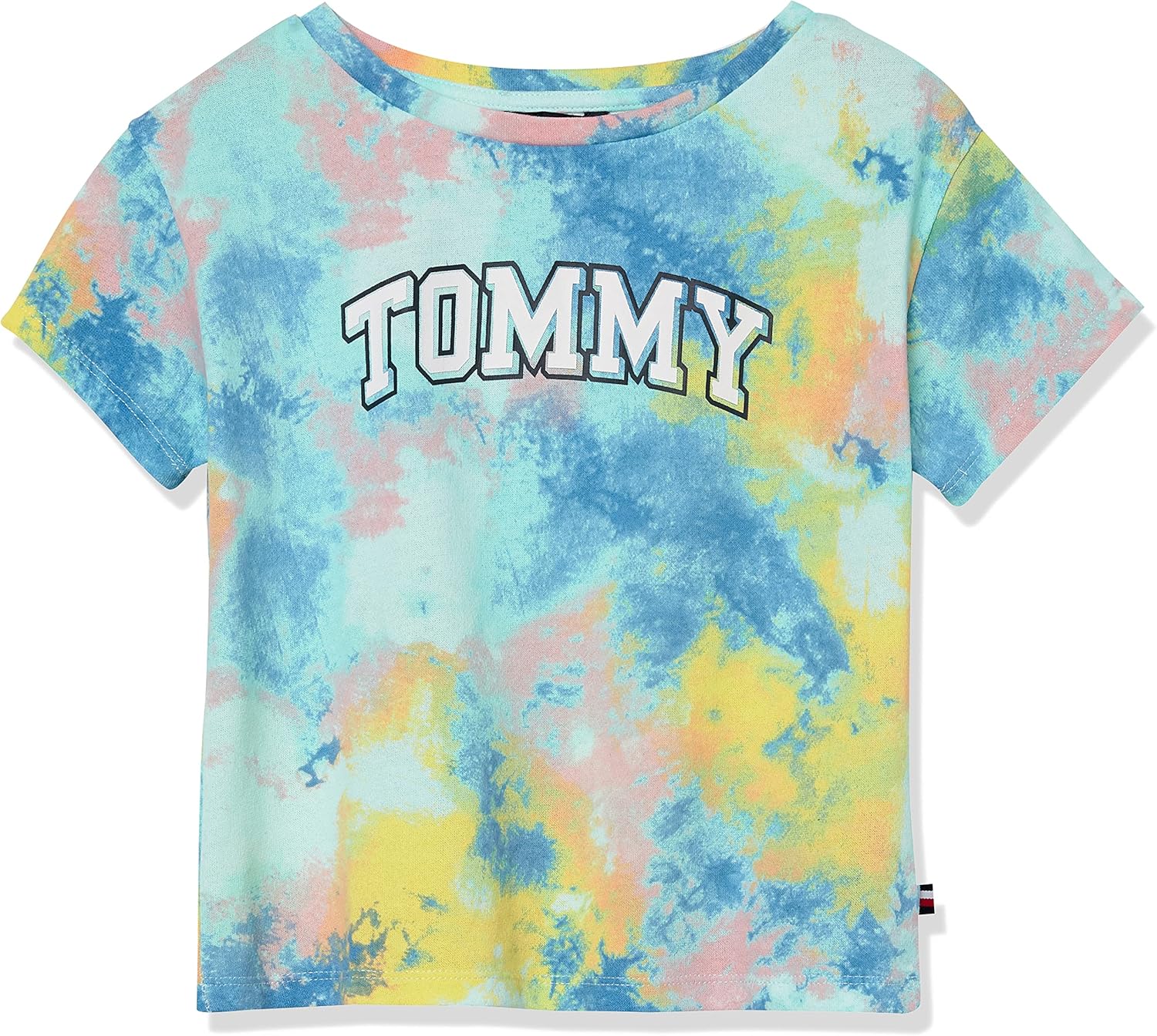 

Футболка с тональным логотипом Tommy Hilfiger для девочек (для детей старшего возраста), Blue Tint Dye, Синий, Футболка с тональным логотипом Tommy Hilfiger для девочек (для детей старшего возраста), Blue Tint Dye