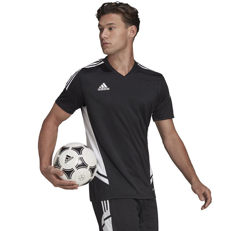 

Спортивная футболка Adidas, черный/белый
