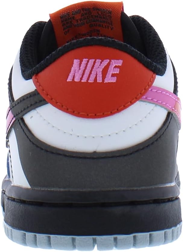 Кроссовки Nike Boys' Dunk Low SE, белый/синий — фото 3