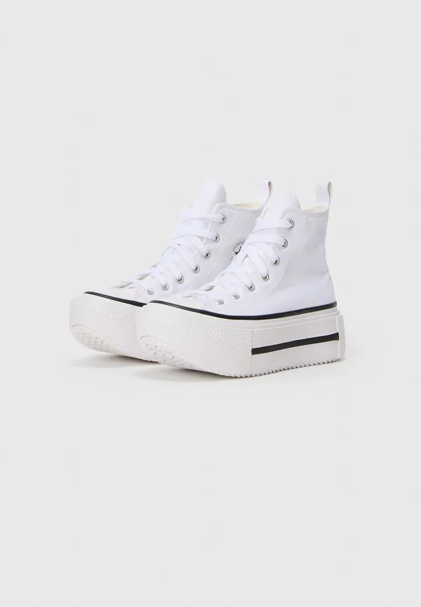 Кроссовки chuck taylor all star lift double stack унисекс Converse, White/Black/Egret — фото 2