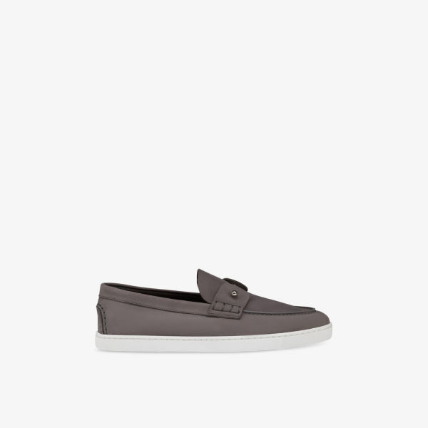 

Кожаные лодочные туфли Chambeliboat Christian Louboutin, цвет smoky