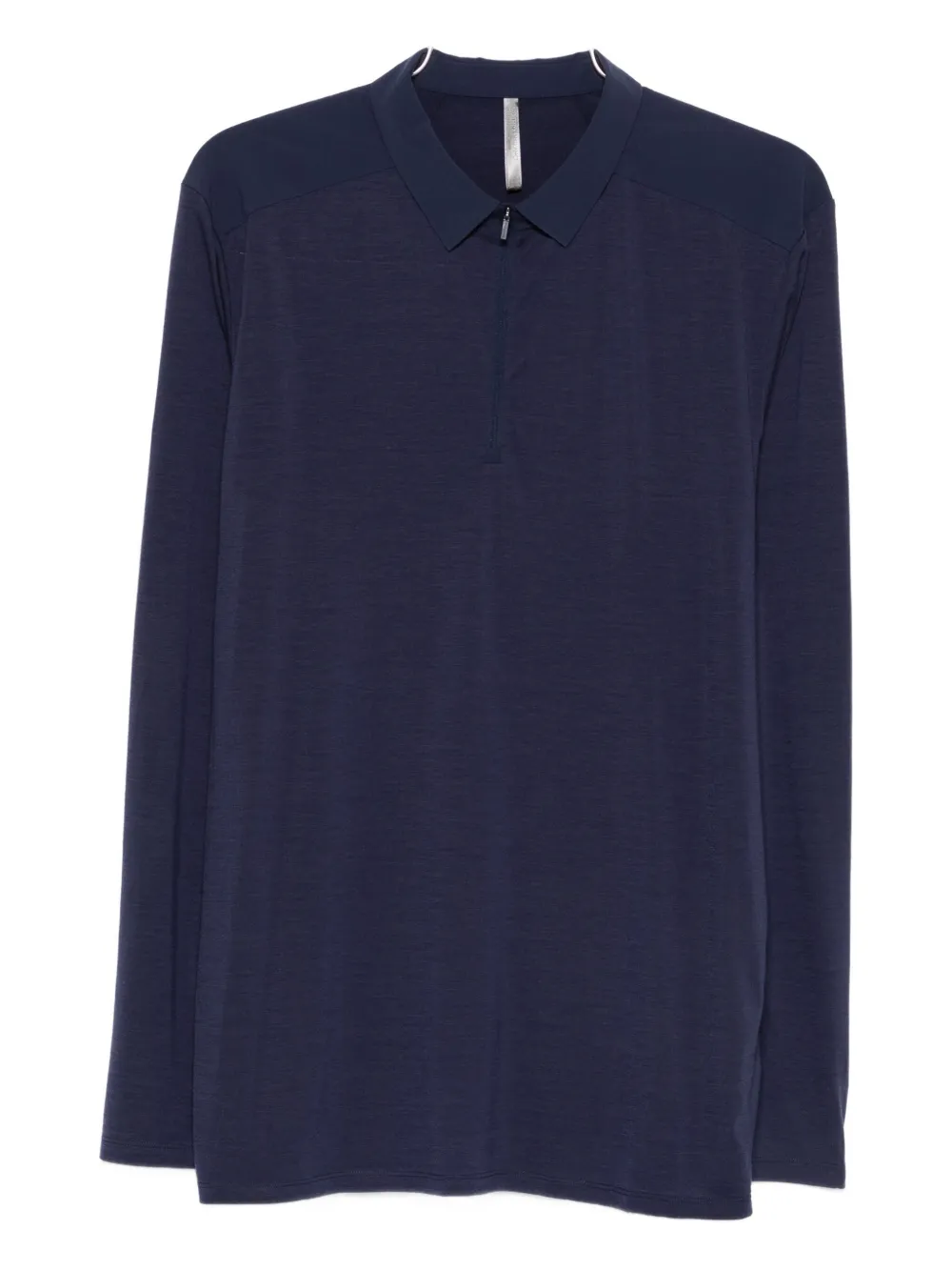 

Поло с молнией Veilance, синий