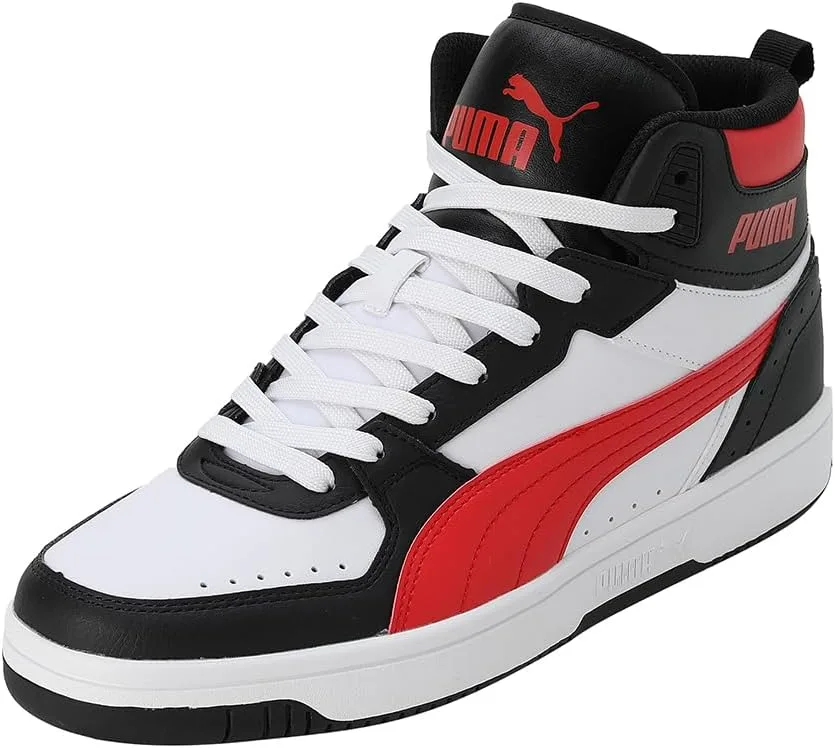 Кроссовки Puma унисекс Puma Rebound JoySneaker, белый/черный/красный
