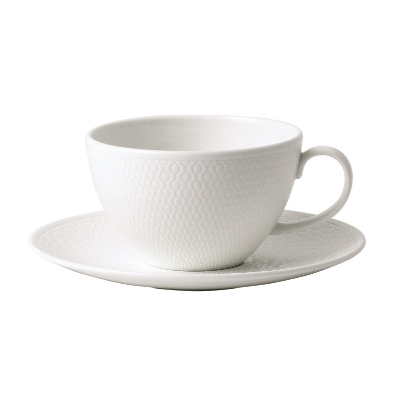 

Чашка для белого чая Gio 0,26 л с блюдцем, 2 предм Wedgwood, белый