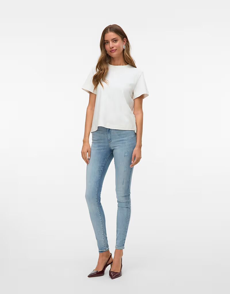 

Джинсы Vero Moda Skinny fit светло-голубого цвета