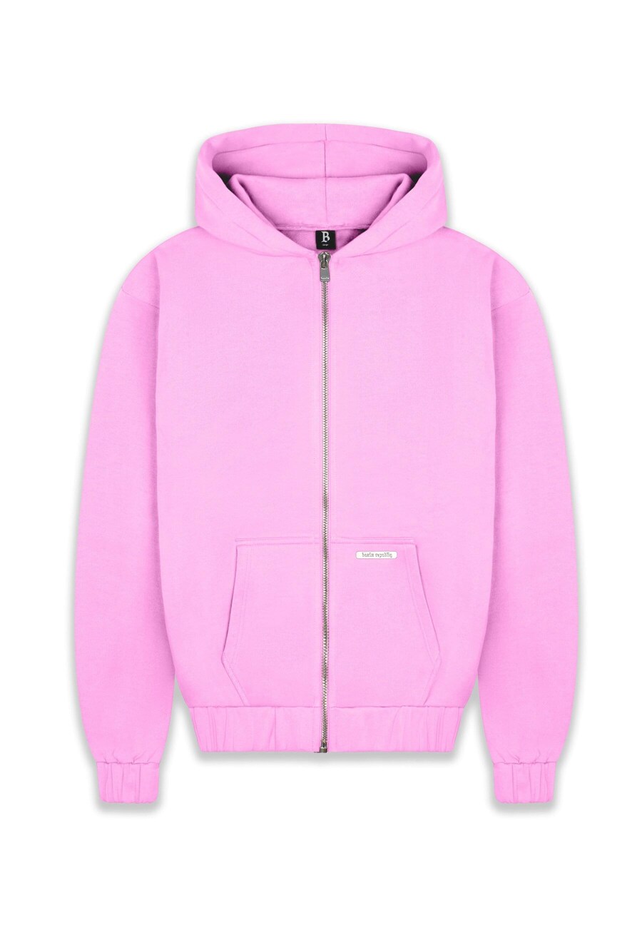 

Толстовка с капюшоном на молнии Dropsize Zip-Up Hoodie, розовый