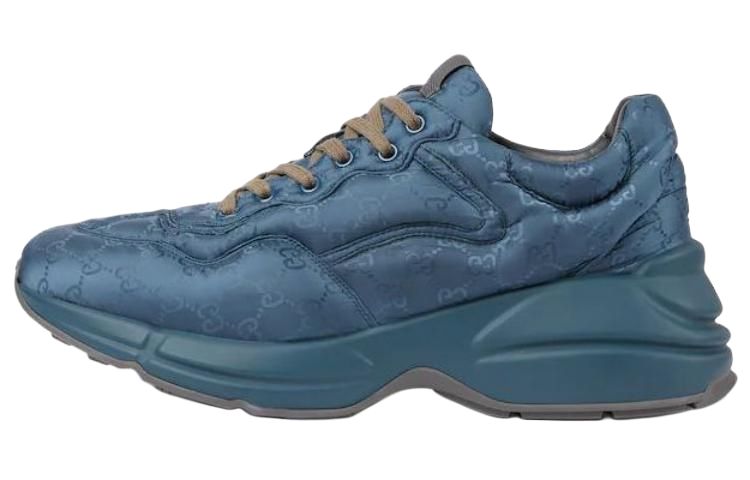 

Гуччи Rhyton 'Синий Монограмм'