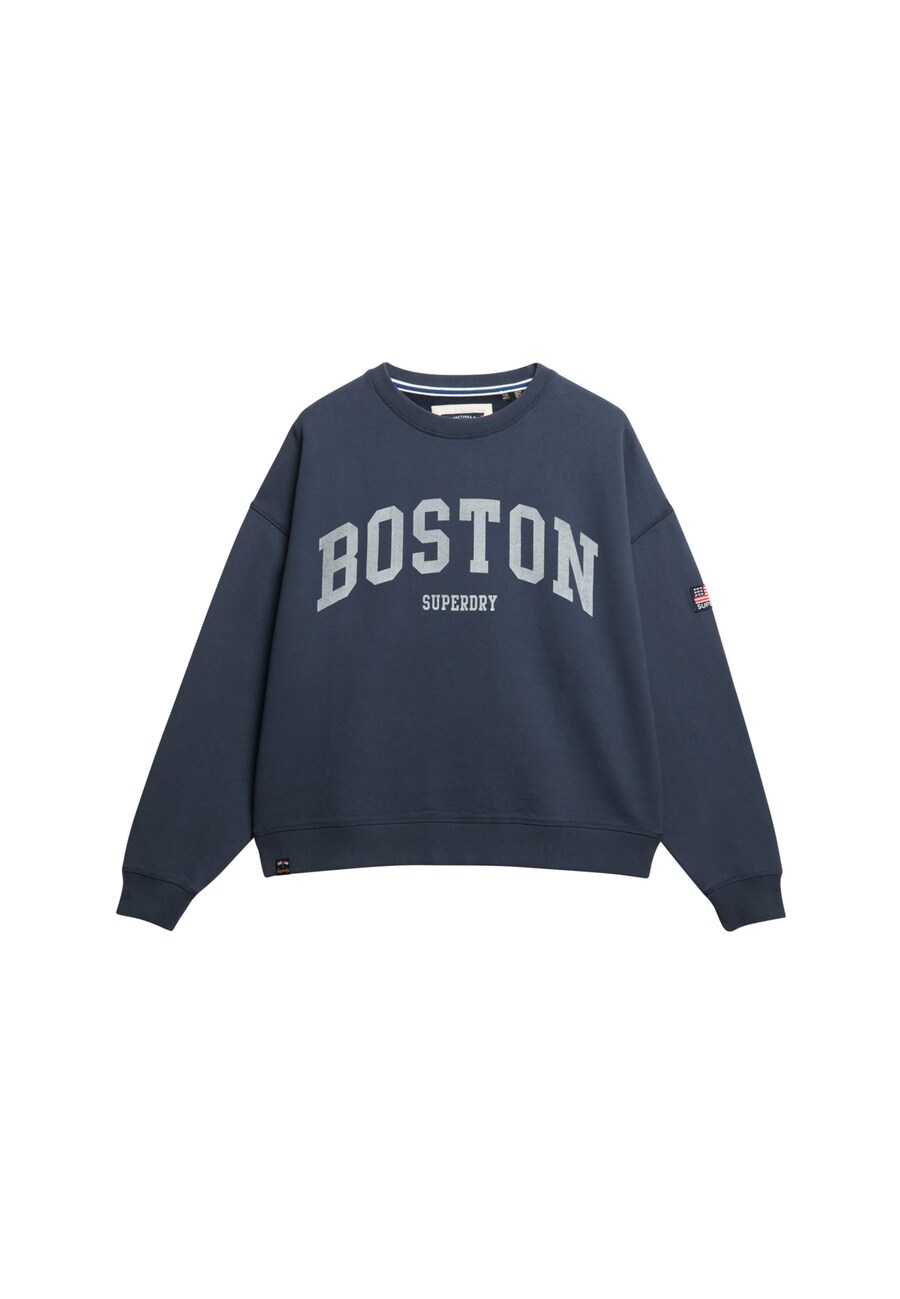 

Толстовка Superdry Athletic Essentials, цвет marine blue/Pastel blue