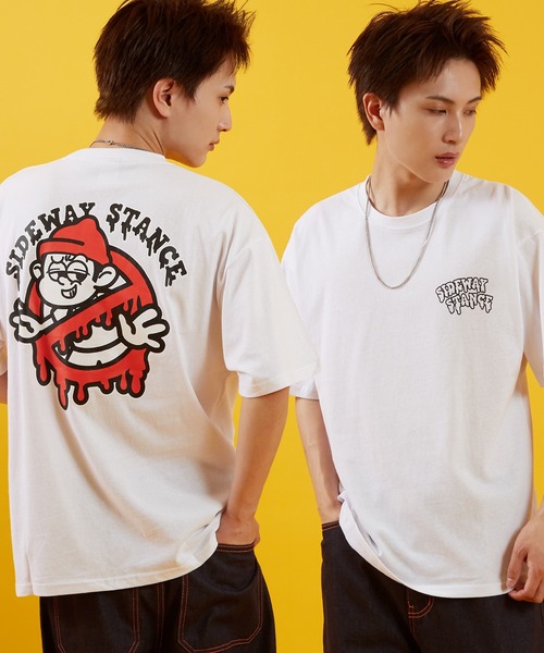 

Футболка с короткими рукавами и графическим принтом Sideway Stance, белая