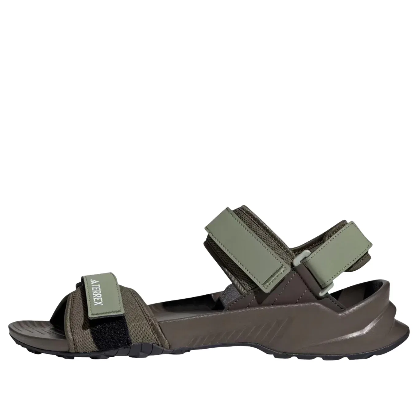 Сандалии Adidas Terrex Hydroterra 'Olive Strata Tent Green' JR8411, оливково-зеленый